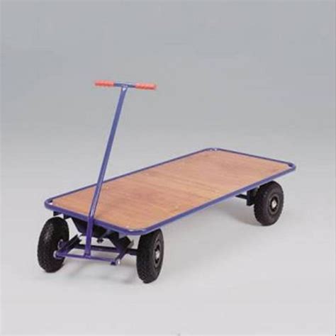 Mild Steel Warehouse Platform Trolley Load Capacity 200Kg For