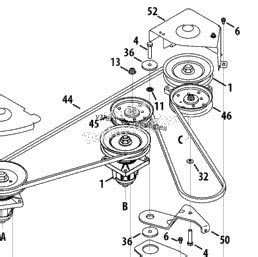 Cub Cadet 46 Inch Mower Deck Parts Diagram