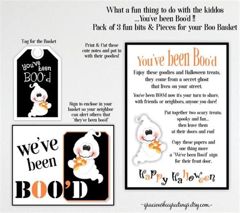 Free Printable Youve Been Booed Poem Sign