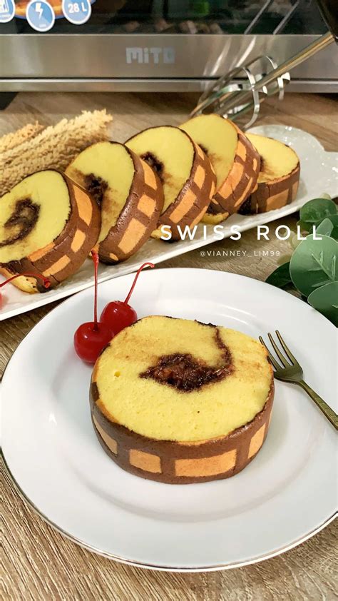 Resep Swiss Roll Dari Vianney Lim