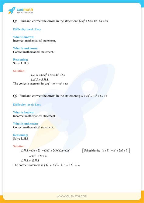 Ncert Solutions Class Maths Chapter Factorization Access Pdf