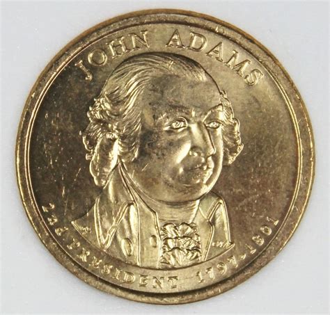 Sold Price John Adams Mint Error Dollar November