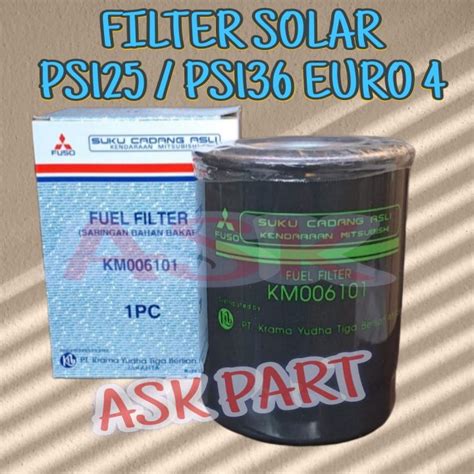 FUEL FILTER SARINGAN SOLAR MITSUBISHI PS125 CANTER TURBO PS136 HDX NEW