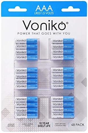 Amazon Voniko Premium Grade Aaa Batteries Pack Alkaline