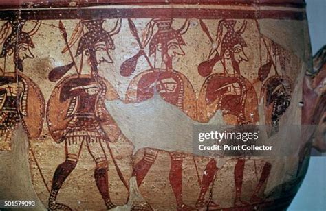 Warrior Vase Mycenae Photos And Premium High Res Pictures Getty Images