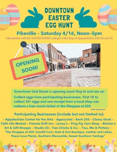 Downtown Easter Egg Hunt City Of Pikeville Ky