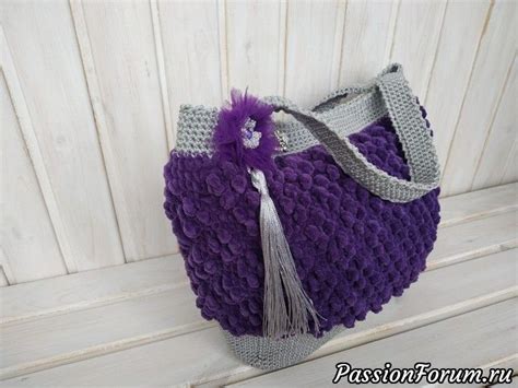 Сумки из плюшевой пряжи | Yarn bag, Bags, Crochet handbags