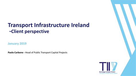 PDF Transport Infrastructure Ireland Cita Overall Challenges Of