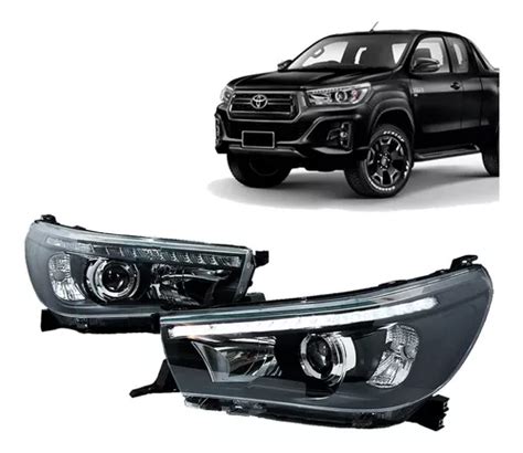 Farol Toyota Hilux Srx 2016 2017 2018 2019 Led Par