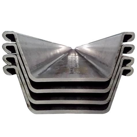 Steel Sheet Pile Hot Rolled U Z Type Steel Sheet Piling Pile For