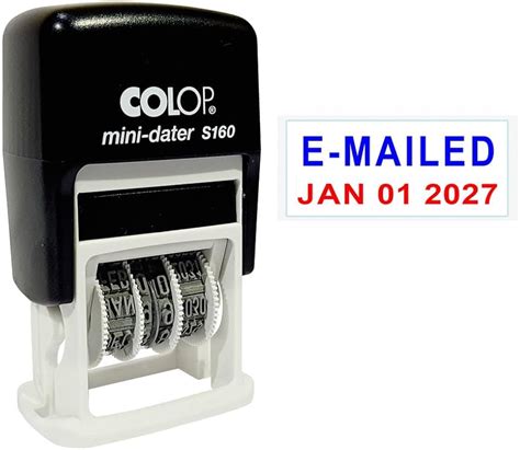 Colop Mini Dater Paid Self Inking Stamp For Bank 42 OFF