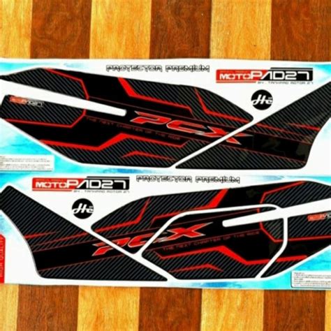 Jual Stiker Sticker Resin Timbul Sidepad Bawah Tangki New Pcx 160