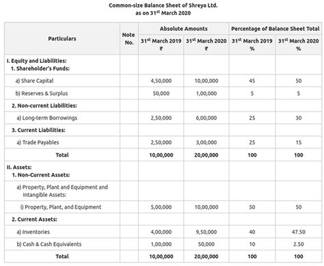 Common Size Balance Sheet Meaning Objectives Format And Example