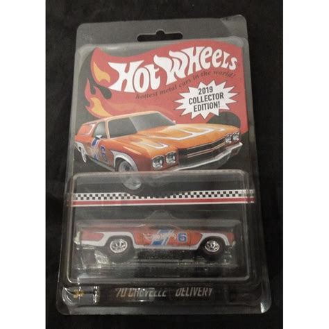 Carrinho Hot WHEELS CHEVELLE DELIVERY Edição de colecionador Shopee Brasil