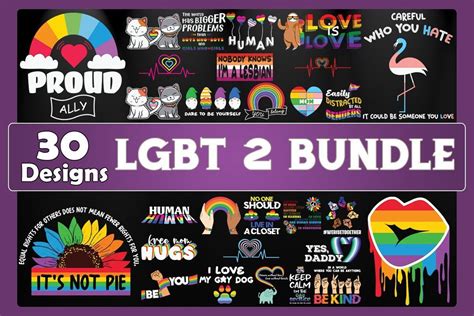 Gay Pride Svg Bundle Lgbtq Svg Bundle 130 Pack Lgbt Bundle Pride