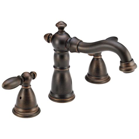 Delta Victorian Venetian Bronze 2 Handle Deck Mount Roman Bathtub Faucet At