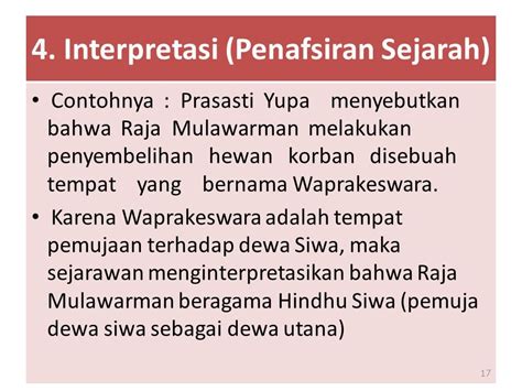 Detail Contoh Interpretasi Sejarah Koleksi Nomer