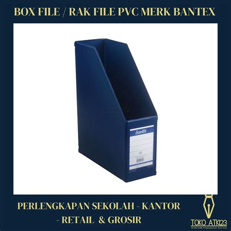 Jual Box File Bantex Folio Magazine File Bantex Folio Biru