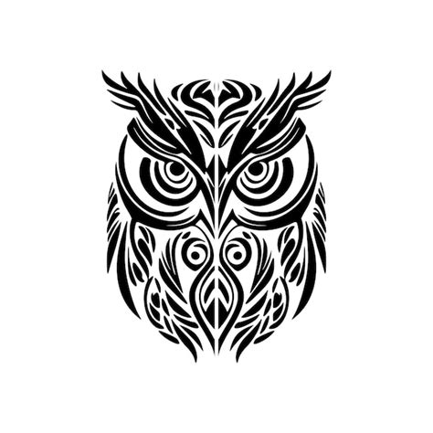 Top Owl Tribal Tattoo Designs Latest In Coedo Vn