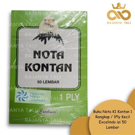 Jual Buku Nota B1 Kontan 1 Rangkap 1Ply Besar Excelindo Isi 50 Lembar