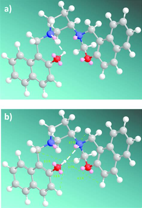 3d Structure And Possible Intramolecular Hydrogen Bonds In Nn Pd Oh Download Scientific Diagram