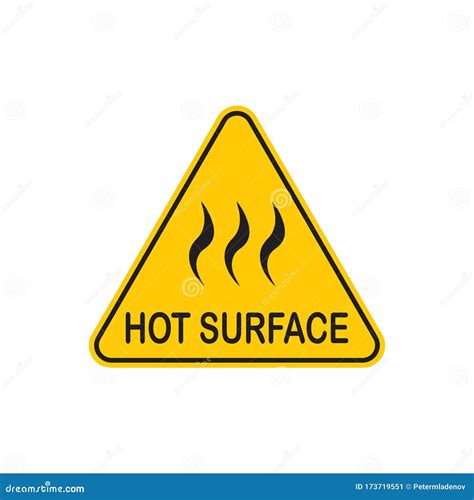 Smartsign Caution Hot Surface Do Not Touch Sign X Aluminum Hot Sex