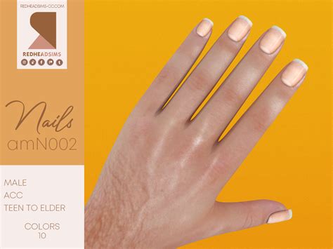 Am Nails N001 Redheadsims Cc