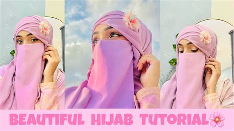 Chiffon Jorjet Hijab Style Stylish Hijab Tutorial For Wedding