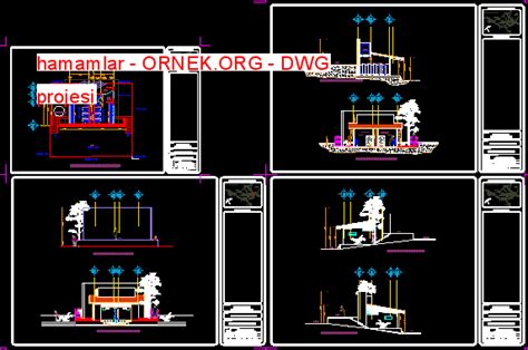 Hamamlar Dwg Projesi Autocad Projeler