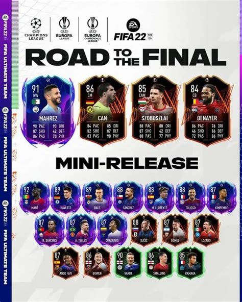 Giocatori Road To The Final RTTF Fifa 22 Ultimate Team