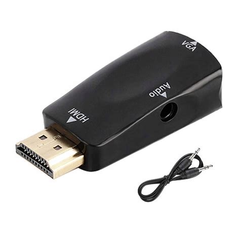 Konwerter Adapter Monitora Hd P Hdmi E Ski Na Vga E Ski Sklep