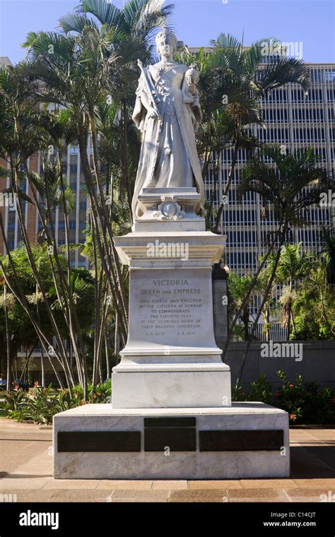 Statue In Durban Zum Gedenken An Den Jahr Der Herrschaft Von