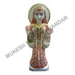 Multicolor Marble Khodiyar Mata Ji Statue For Interior Decor Size