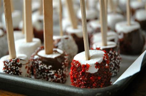 Marshmallow Chocolate Dipped Marshmallows Chocolate Dipped