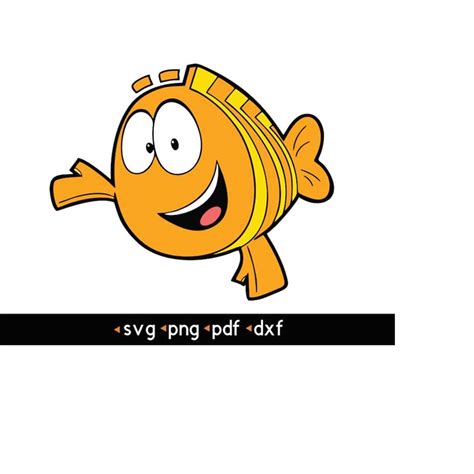 Bubble Guppies (Mr. Grouper)- 1 svg, png, pdf, dxf - Inspire Uplift