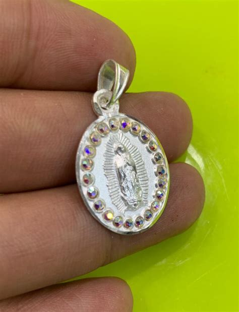 Medalla Virgen De Guadalupe Plata 925