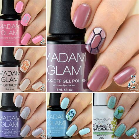 Madam Glam Pastel Gels Review Nailzini A Nail Art Blog