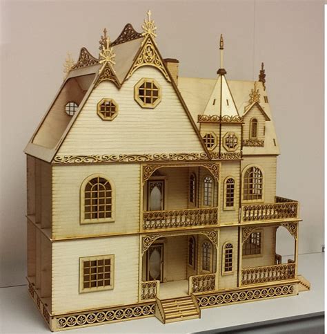 Jasmine Gothic Victorian Dollhouse Half Inch Scale Kit