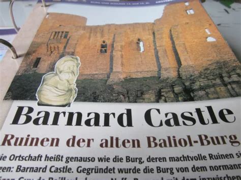 Burgen Und Schl Sser England Barnard Castle Ruinen Der Alten Baliol