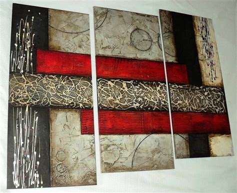 Cuadros Abstractos Con Texturas Y Alto Relieve S En