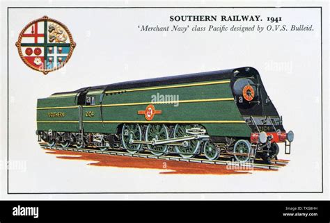 Southern Railways Merchant Navy Pacific Class Steam Locomotive