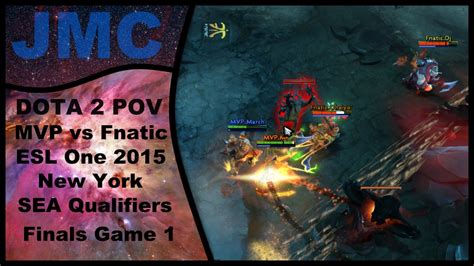 DOTA 2 MVP Vs Fnatic ESL One New York 2015 SEA Qualifiers Finals Game