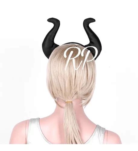 Diadema Cuernos Demonio Diablo Lucifer Mal Fica Cintillo En Venta