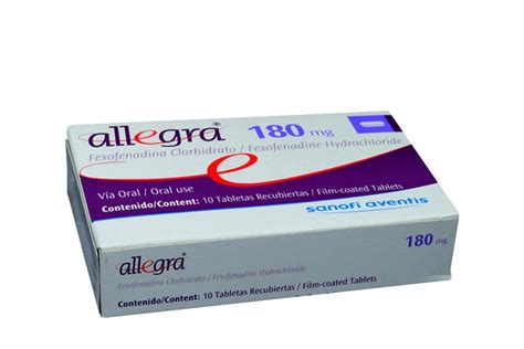 Comprar Allegra 180 Mg Caja X 10 Tabletas En Farmalisto Colombia