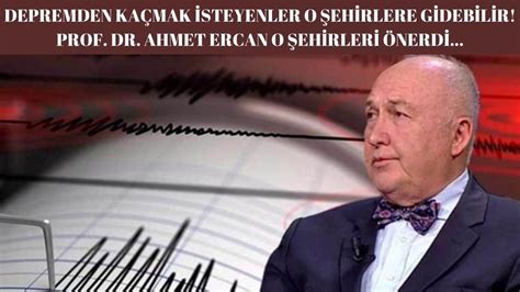 Depremden kaçanlar o 9 şehre gitsin Karadeniz şehirleri Prof Dr