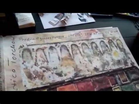 006 Акварель. Зеленый цвет. - YouTube
