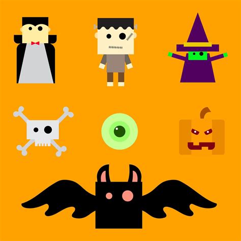 Halloween Elements Vector 13376496 Vector Art At Vecteezy