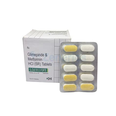 Glidax M Forte Glimepiride Metformin Tablets Mg At Strip