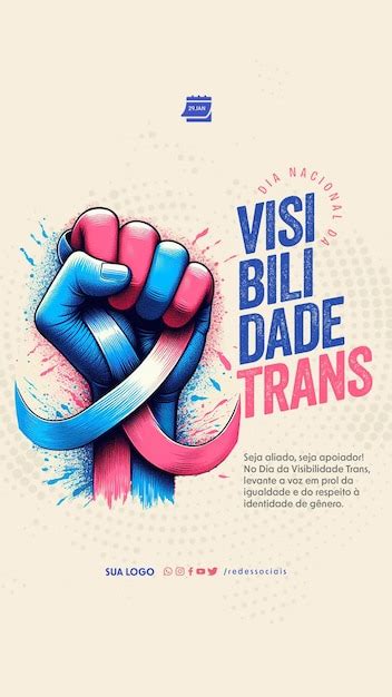 Hist Ria Da Dia Da Visibilidade Trans De Janeiro Psd Premium