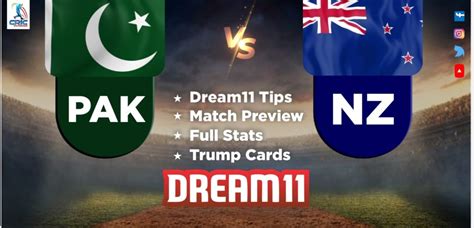 Pak Vs Nz Dream11 Team 1st Odi Match Info Full Stats And Playing11